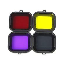 4Pcs Dive Filter Underwater Diving Lens Filter For GoPro 3+ 4