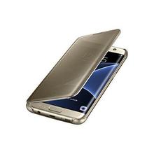 Samsung Galaxy S7 edge Case S-View Clear Flip Cover - Gold