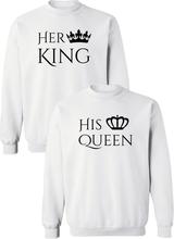 King And Queen Sweat Shirt For Couple