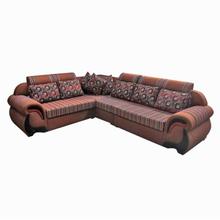 Rust Color Chappas Model Corner Sofa Set