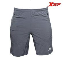 Xtep Dark Grey Woven Training Shorts For Men - 982329240126