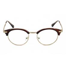 Brown Metal Frame Eye Glasses For Women