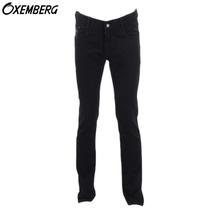 Oxemberg Black Stretchable Slim Fit Pant For Men