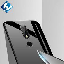 Tempered Glass phone Case For Nokia 6.1 Plus (Nokia X6) 7 plus