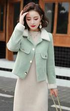 Women Woolen Full Sleeve Short Jacket For Winter