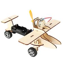 Wooden Helicopter DIY Science Education Toys Puzzle Toy