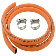 LPG Rubber Hose Pipe (Steel Wire Reinforced) ISI Marked 2M with clip