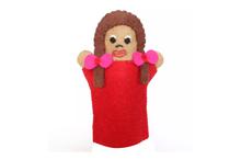 Handmade Little Girl Hand Puppet For Kids
