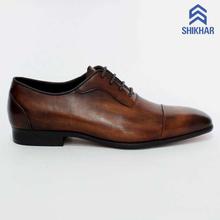 Shikhar Coffee Formal Leather Shoes for Men - 1719