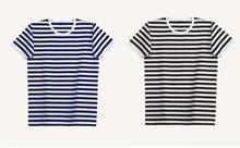 Set of 2 T-shirt for Women - Striped Tshirt for Women