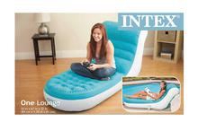 INTEX Inflatable Splash Lounge Relaxing Single Air Chair Pool