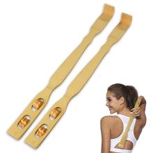 Bamboo Wooden Back Scratcher: Handcrafted Traditional Massager for Itch Relief and Relaxation
