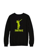 Fortnite Dab Black Printed Sweatshirt