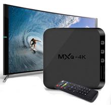 MXQ 4K Smart TV Box Android Media Player WIFI / LAN / HDMI / DLN