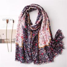 Korean Style Sun Protection Premium Printed Scarves For