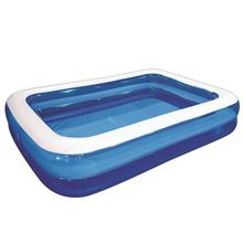 Blue Rectangular Family Pool - Pump Included