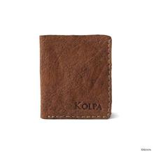 Brown Bi-fold Leather Wallet For Men