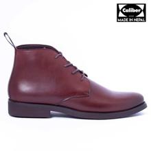 Caliber Shoes Wine Red Lace Up Lifestyle Boots For Men - ( 634 C )