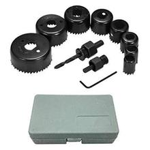 Metal Alloys Wood Hole Saw Cutting Set Kit 11pcs Cutter Set