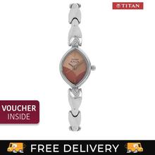 Titan 2250SM01 Raga Pink Dial Analog Watch For Women- Silver