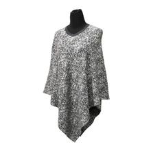 Woolen Spray Design Poncho