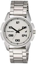 Fastrack Casual Analog Silver Dial Men's Watch-3124SM01