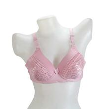 Pink Lace Designed Padded Bra For Women - 120016