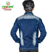 Virjeans Denim (Jeans) Non-Stretchable Jacket For Men (VJC 682) Dark Blue