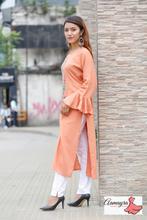 Rust Straight Kurti