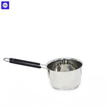 DeviDayal Induction Base Wired Handle Stainless Steel Heavy Gauge Sauce Pan 1200  ml