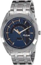 Titan 1582SM03 Blue Dial Analog Watch For Men - Silver