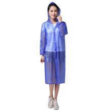 Transparent Blue Raincoat - High Quality