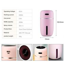 Portable LED Air Humidifier Essential Oil Diffuser Mini