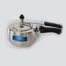 DeviDayal Contura Heavy Base Pressure Cooker (White) - 3L