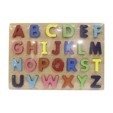 Wooden English Alphabet On A Heavy Board With Stand For Kids