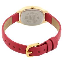 Sonata Red Dial Analog Watch for Women - 8060YL03