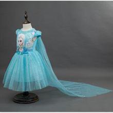 Retail New arrival fashion elsa princess dress for girls baby kids