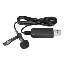 Professional Lapel Mini Microphone Condenser USB Microphone For Computer PC Laptop Strand USB Recording