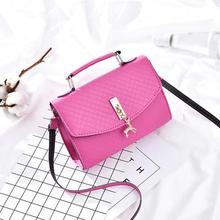 Bokinslon Small Square Bags For Girls PU Leather Casual