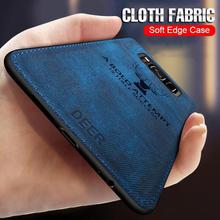 Soft Cloth Back Case Cover For Samsung Galaxy S7 Edge S9 S8 Note 9 8