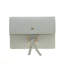 Grey Simple circle ring element Women Bag (4709000208003)