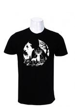 Wosa -Always Black Printed T-shirt For Men