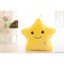 Luminous Pillow Star Cushion Colorful Glowing Pillow Plush