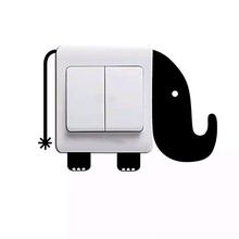 Cute Elephant Sticker For Light Switch Wall Decal Wall Sticker