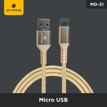 MY POWER Micro USB Datacable , Silk Metal, Android Datacable