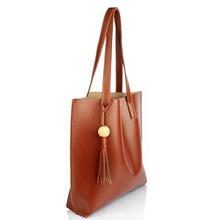 Mammon Women's Tote Handbag (plain-tan,35x35 Cm)