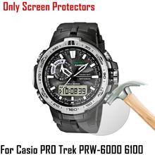 Tempered Glass 9H Screen Protector Cover Tempered Glass For Casio PRO Trek PRW-6000 6100