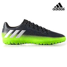 Adidas Dark Grey/Green Messi 16.3 Tf Turf Shoes For Men - AQ3524