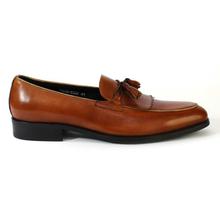 Brown Tassel Slip-On Formal Shoes For Men