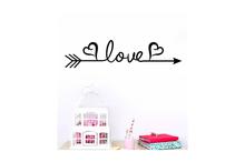 Love Arrow Vinyl Carving Wall Decal Sticker For Home Decoration Wall Sticker